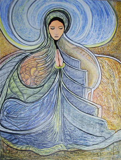 Makes Miracles Happen.
The Virgin Of The Paths.
Ask A Wish While Observing Her Veil.
She Will Give You Ways To Your Wish.